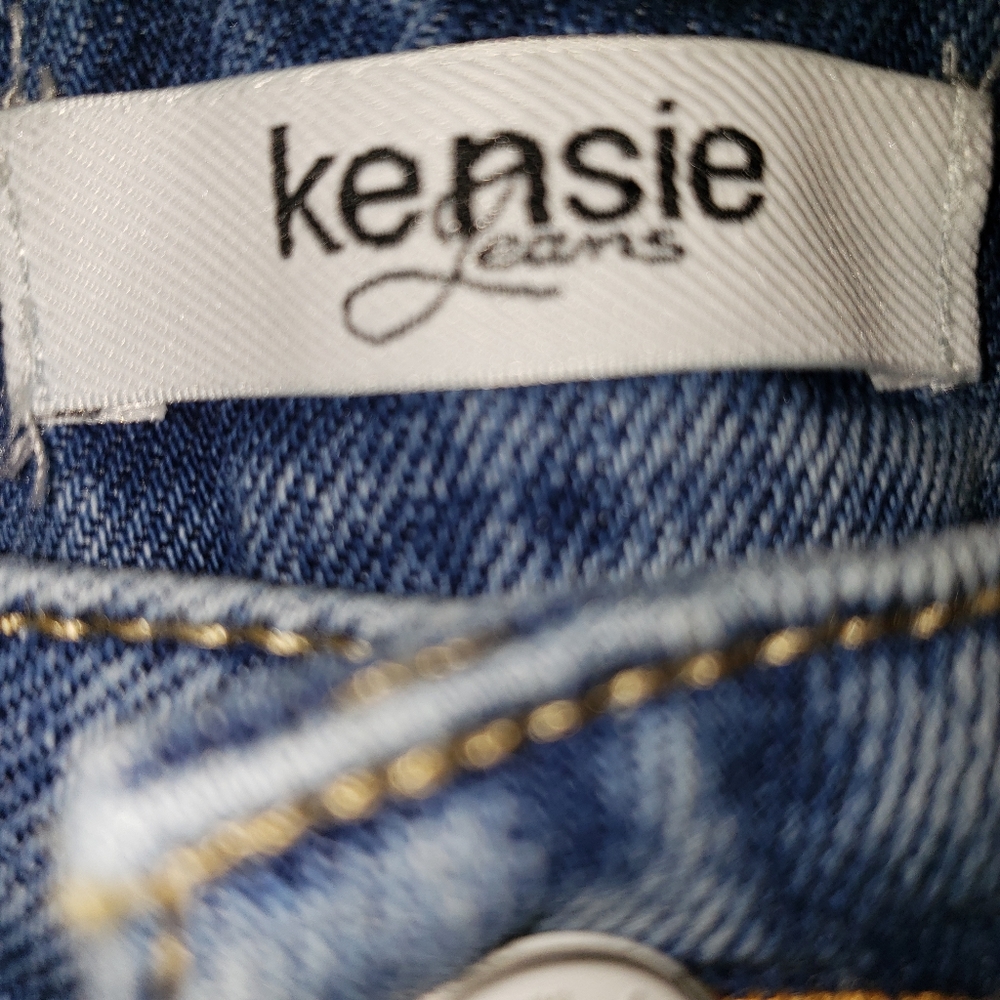 Kensie high rise relaxed crop jeans, size 2/26 - Picture 6 of 6